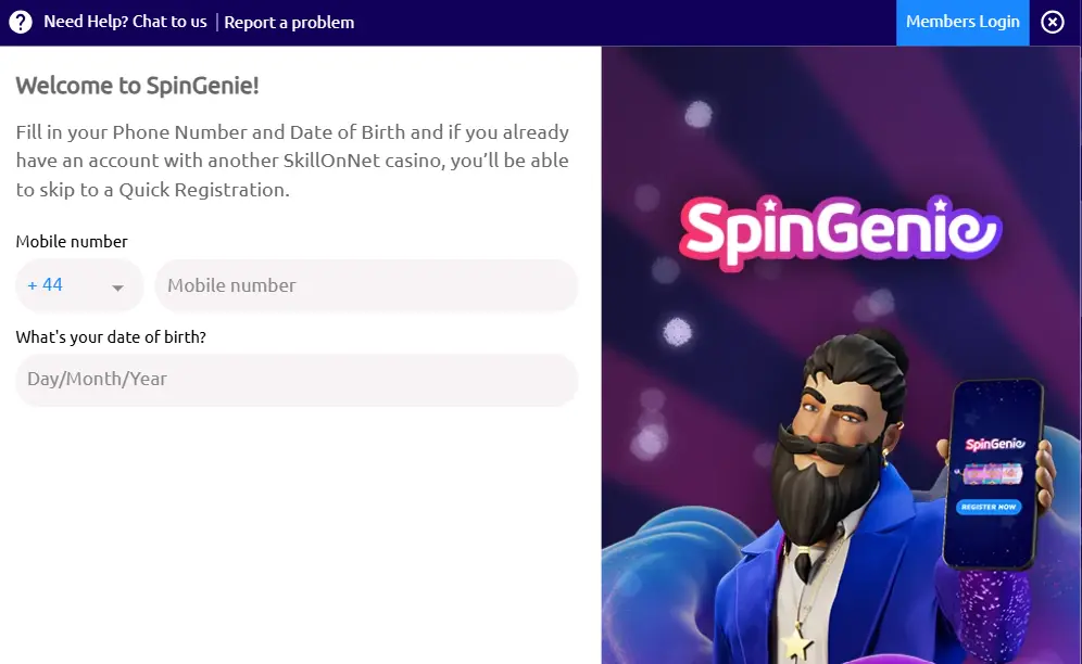 Spin Genie Login