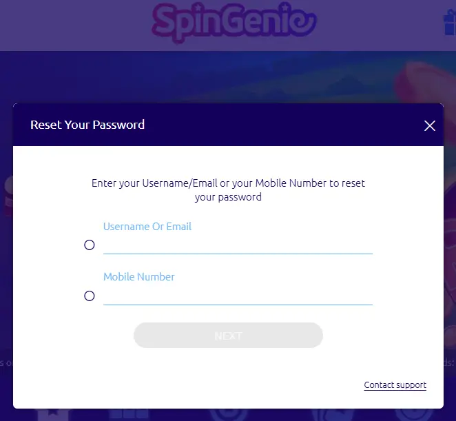 Spin Genie Sign Up